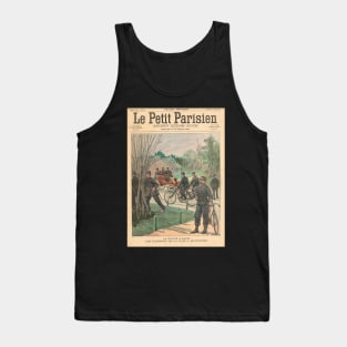 Paris Police on bicycles France 1900 Tank Top